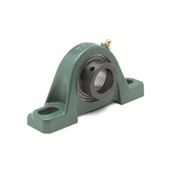 P2B-SXV-115, Two-Bolt Pillow Block, Non-Expansion, Cast Iron, 1.9375" Bore Dia.